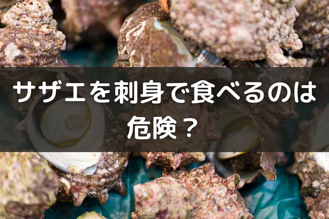 サザエを刺身で食べるのは危険？